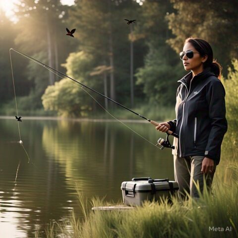 memancing dengan tenang