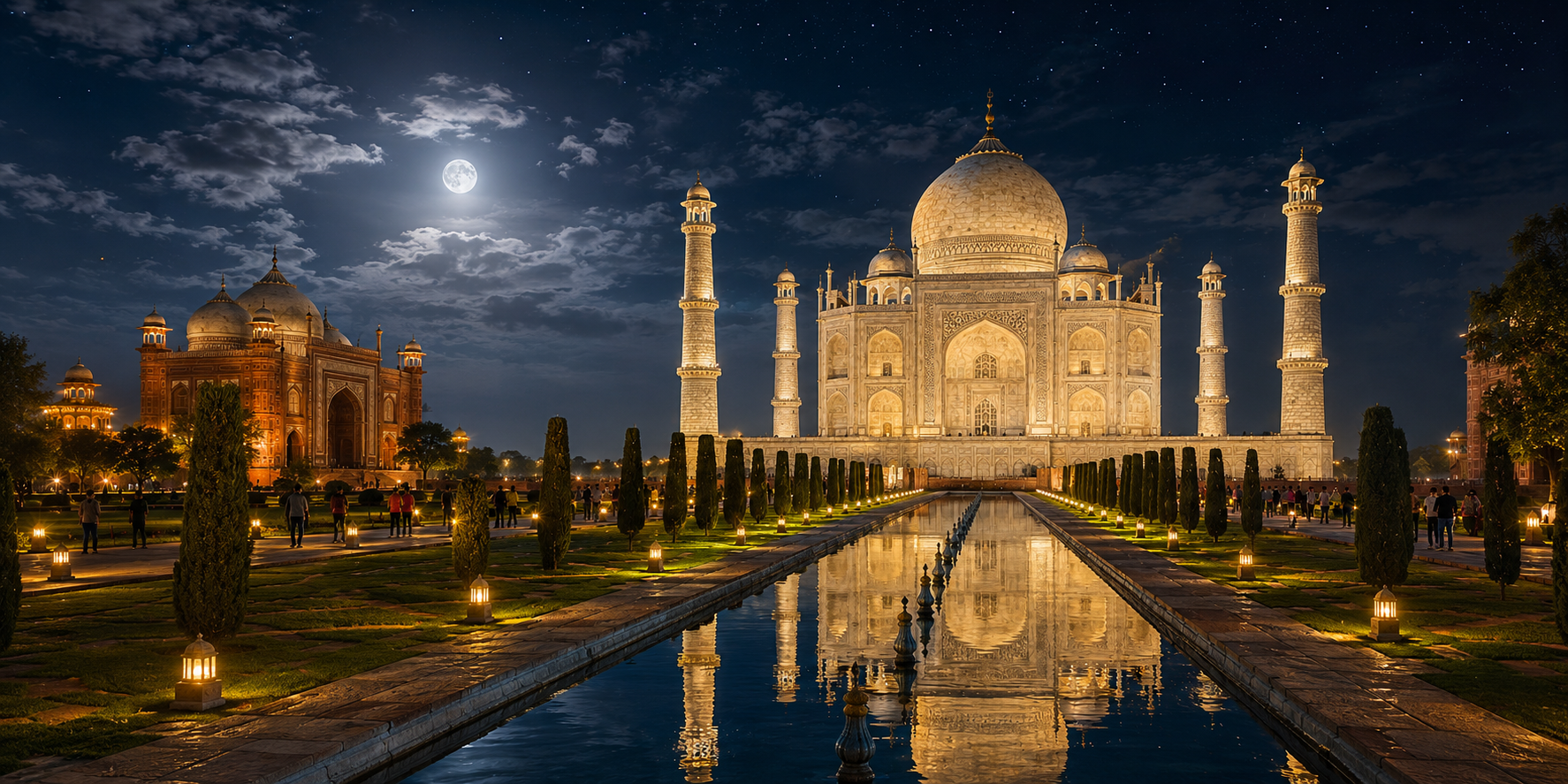 Taj Mahal Bangunan Putih dan Keajaiban Dunia di Agra